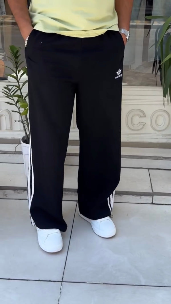 Men's Relaxed Fit Striped Track Pants