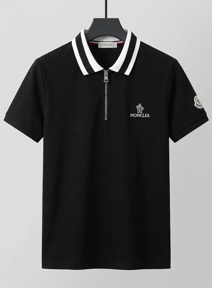 Half Zip Pk Fabric MCR (Black)