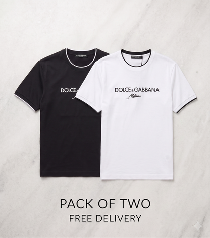 Pack OF Two Dg cotton jercy shirt