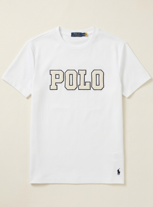 Plo cotton jercy Shirt (White) — view 1