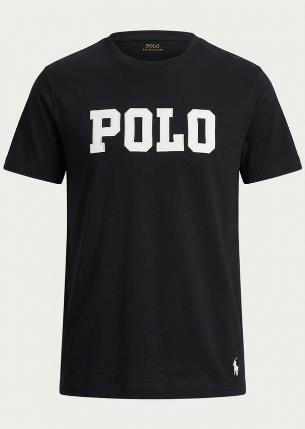 Plo Cotton Jercy Shirt ( Black)