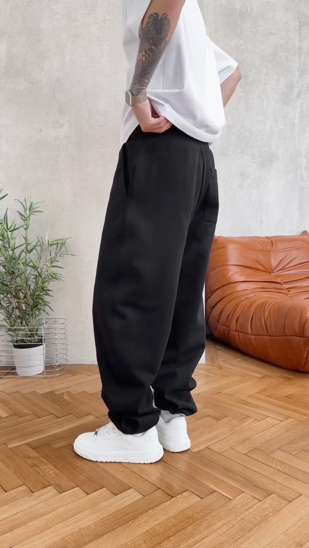Men's Relaxed Fit Drawstring Sweatpants