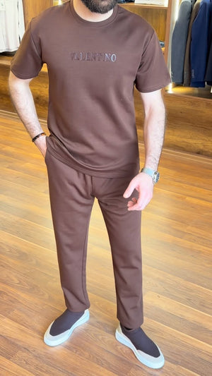 Tonal Logo Detail Two-Piece Set