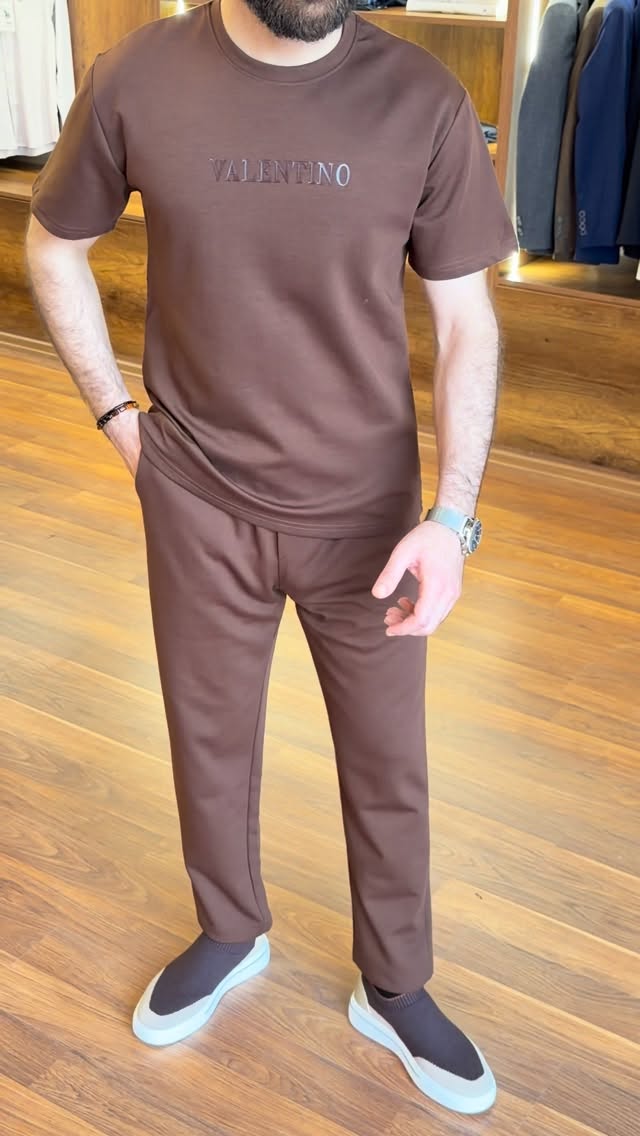 Tonal Logo Detail Two-Piece Set