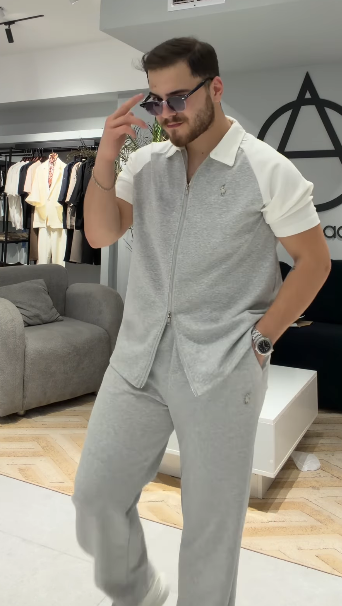 Premium Knit Summer mens 2 Piece