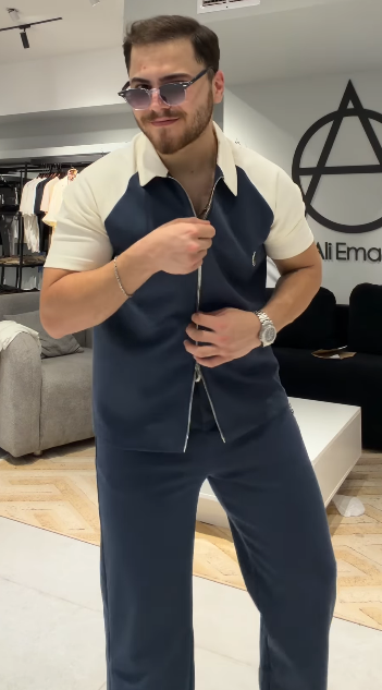 Premium Knit Summer mens 2 Piece